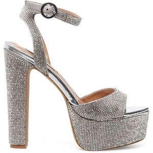 Steve Madden rhinestone heels platform